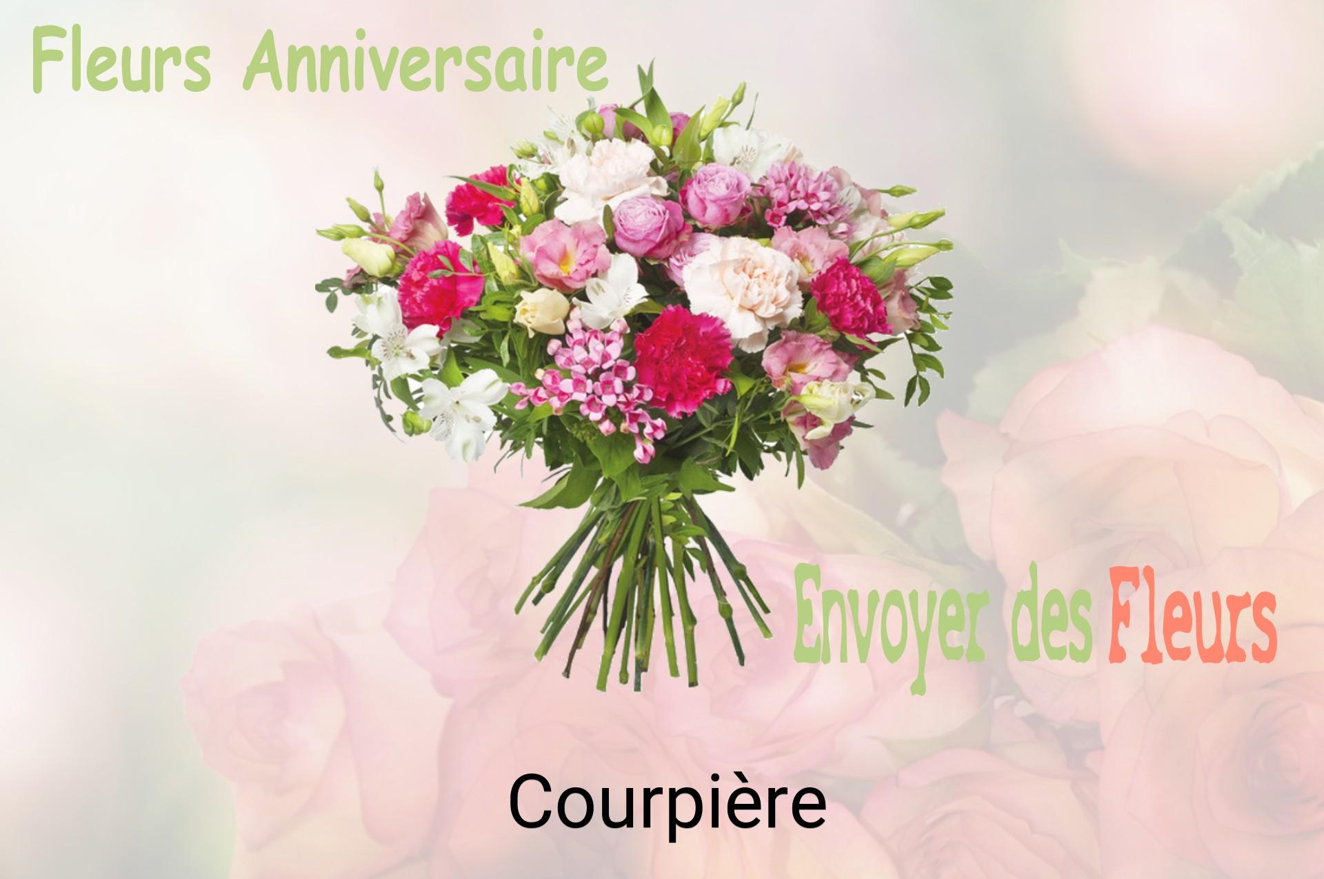 Bouquet de fleurs d’anniversaire livré à Courpière